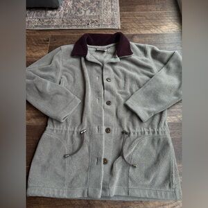 Women's Gray Fleece Jacket